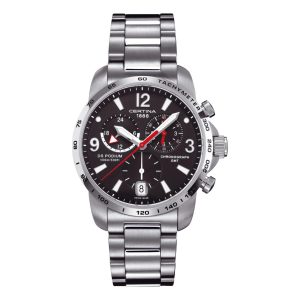 Certina-DS-Podium-Chronograph-GMT-Certina-C0016391105700-sportliche-Herrenuhr-mit-316L-Edelstahl