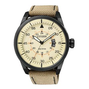 Citizen-Eco-Drive-Herrenuhr-AW1365-19P-analoge-Quarzuhr-mit-Textilarmband