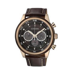 Citizen-Eco-Drive-Sports-Chrono-CA4037-01W-Herren-Chronograph-in-Braun-und-Rose-Gold