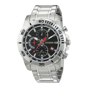 Citizen-Quarz-Chronograph-AN3490-55E-guenstige-Markenuhr-fuer-Maenner-mit-Reptil-Muster