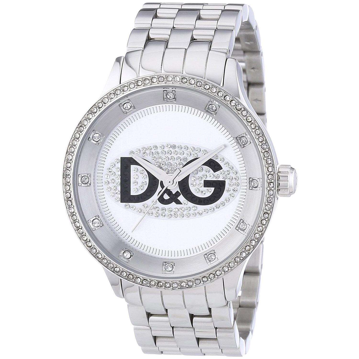 D&G-Dolce-&-Gabbana-silberne-Armbanduhr-DW0131-mit-Edelstahlarmband-1
