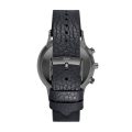Emporio-Armani-Connected-ART3004-Hybrid-Uhr-Lederband-schwarz