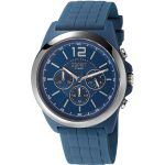 Esprit-Hayward-Herren-Chronograph-Armbanduhr-mit-Kautschukarmband-blau