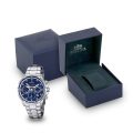 Festina-Herren-Armbanduhr-F6836-3-in-Silber-Blau-mit-Uhrenbox-Geschenkbox