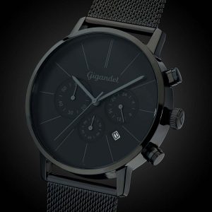 Gigandet-Minimalism-G32-008-Chrono-mit-schwarzem-Milanaise-Armband