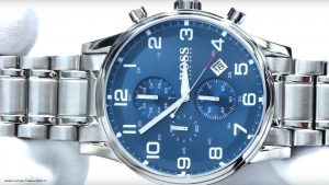 Hugo-Boss-1513183-Herren-Armbanduhr-mit-blauen-Ziffernblatt