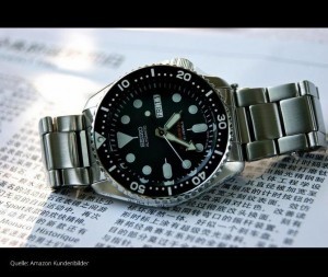 Seiko-Automatik-SKX007-Armbanduhr-mit-Edelstahlarmband