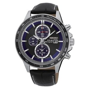 Seiko-Herren-Chronograph-SSC437P1-elegante-Business-Uhr-mit-sportlichen-Features-und-Lederarmband
