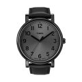 Timex-Easy-Reader-T2N346-schwarze-Herrenuhr-Dresswatch-mit-Lederband