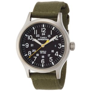 Timex-Exepedition-T49961-Analog-Quarzuhr-Herren-mit-Textilarmband