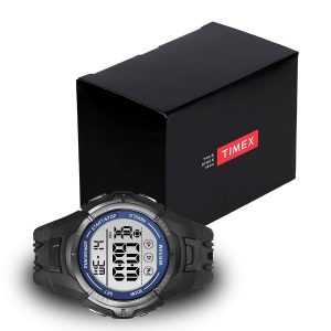 Timex-Marathon-T5K359-Herrenuhr-mit-schwarzer-Uhrenbox-Geschenbox