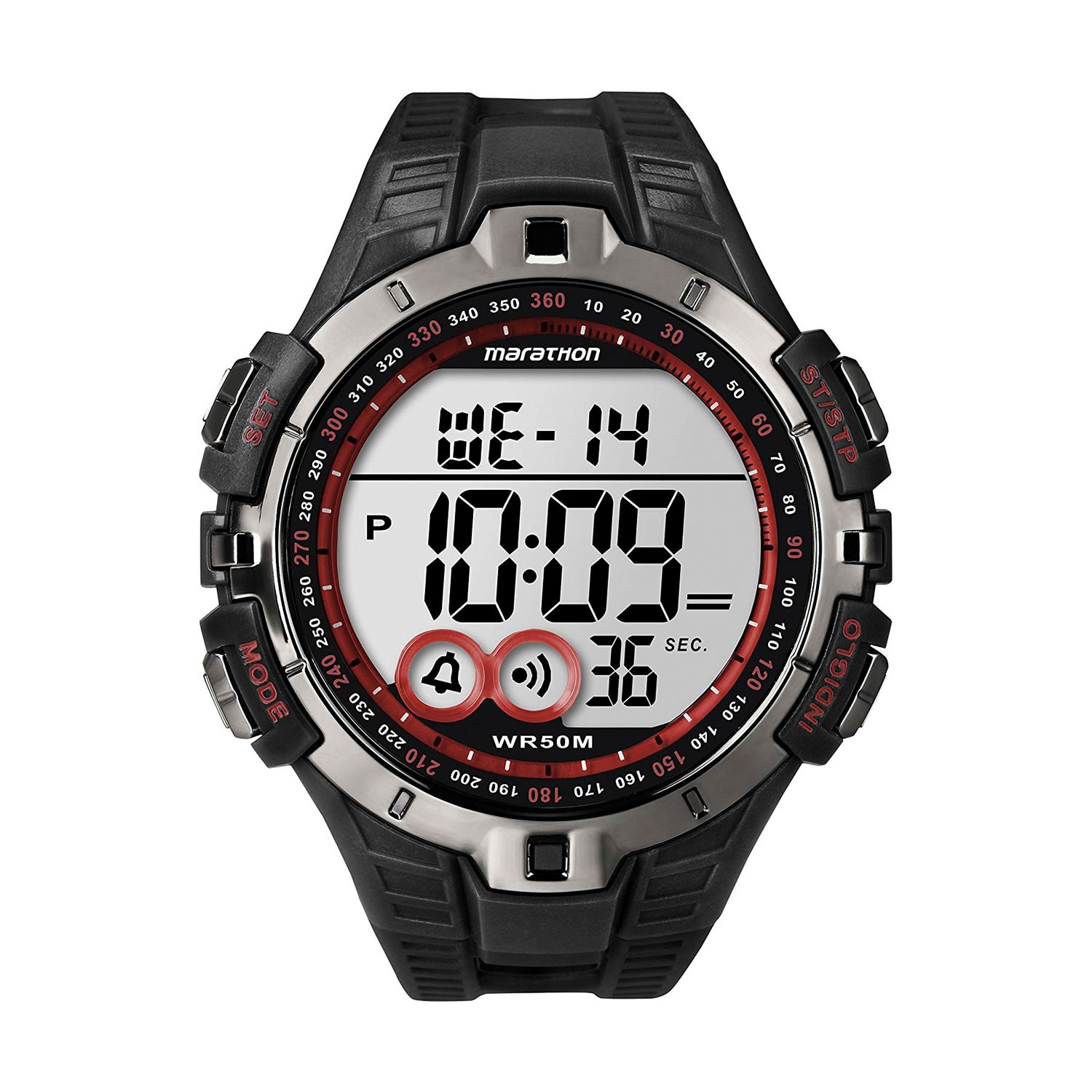 Timex-Marathon-T5K423-sportliche-Digitaluhr-in-Schwarz-mit-Chronograph-und-Quarzuhrwerk