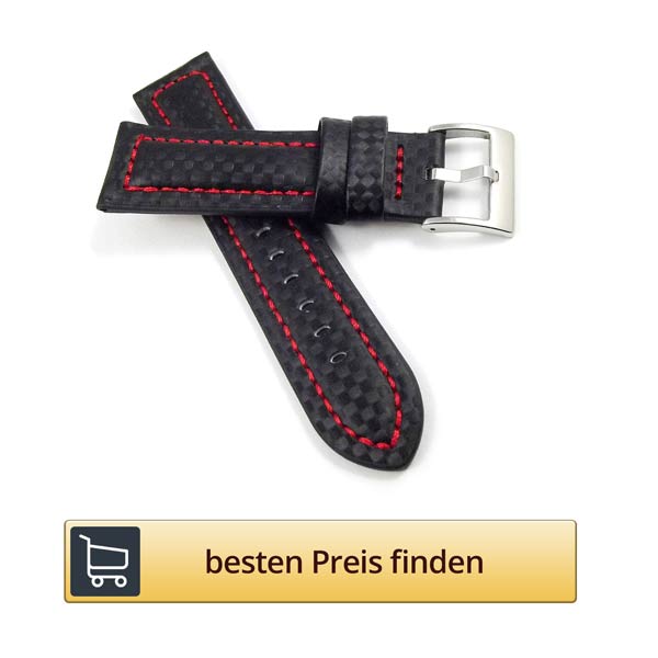 schwarzes-uhrenarmband-leder-rote-naehte