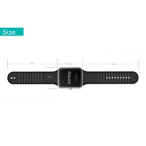 smartwatch-fuer-sport mit silikonarmband
